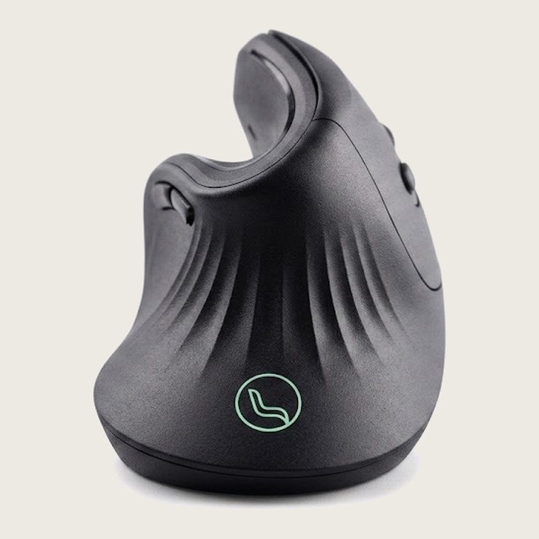 Ratón vertical ergonómico ERGORA — vista tres cuartos